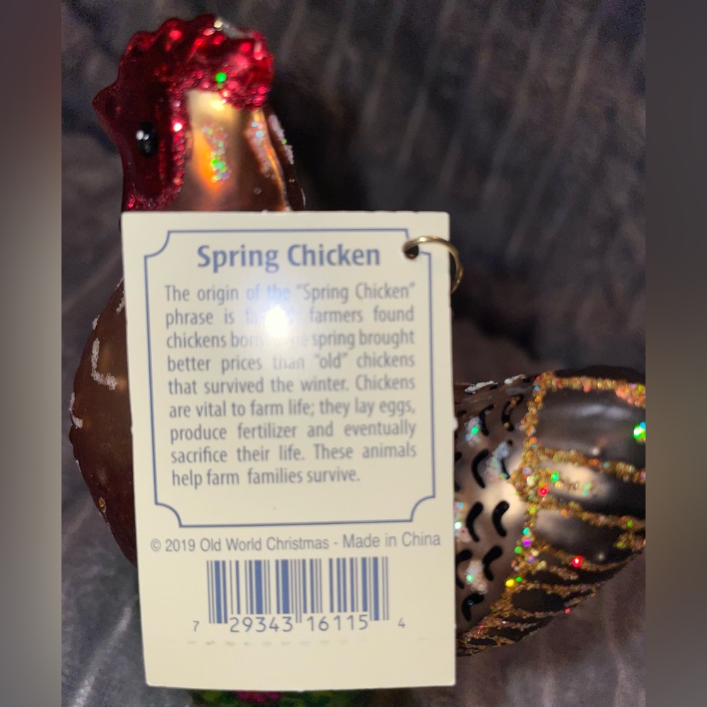 Old World Christmas ornament SPRING CHICKEN - Picture 3 of 7